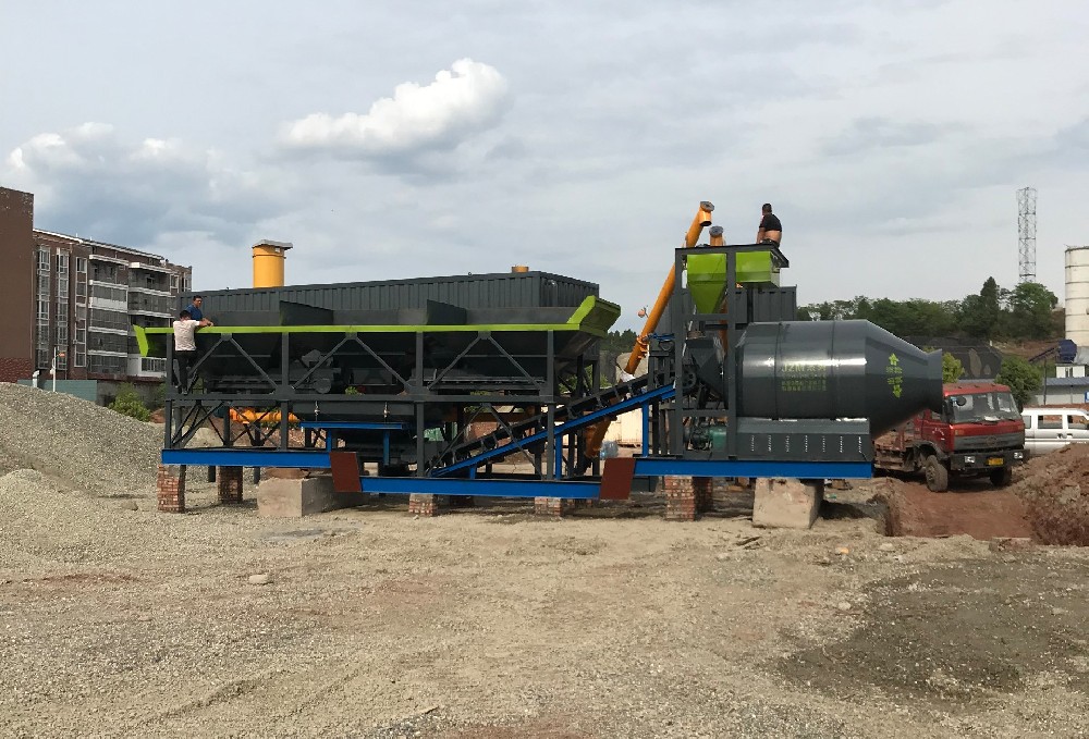 Mobile concrete mixing plant installation error how to do?