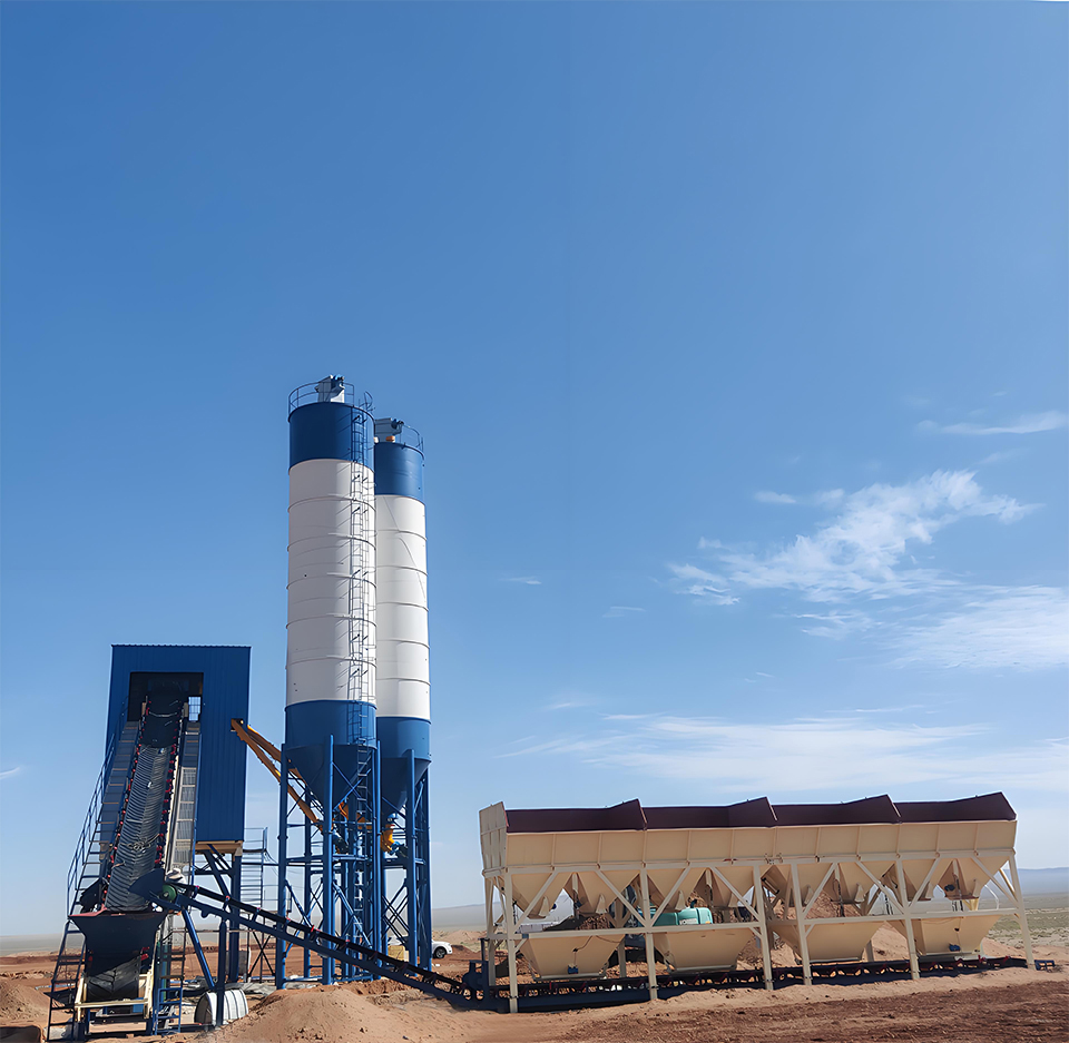 HZS35 Concrete Mixing Plant